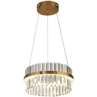 LED Kronleuchter Kristall 4000 K 1082 lm D: 35 cm rund LED Kronleuchter Kristall 4000 K 1082 lm D: 35 cm rund von Searchlight