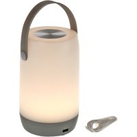 LED Laterne 11,5x19cm Touchfunktion aufladbar weiß / grau von Werner Voß LED Laterne 11,5x19cm Touchfunktion aufladbar weiß / grau von Werner Voß