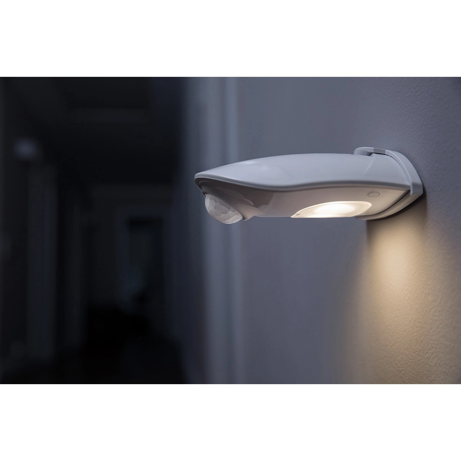 LED-Leuchte DoorLED Down Silber von -