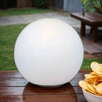 LED Leuchtkugel Solar Dimmer Farbwechsel IP68 Ø 20 cm Garten von Newgarden
