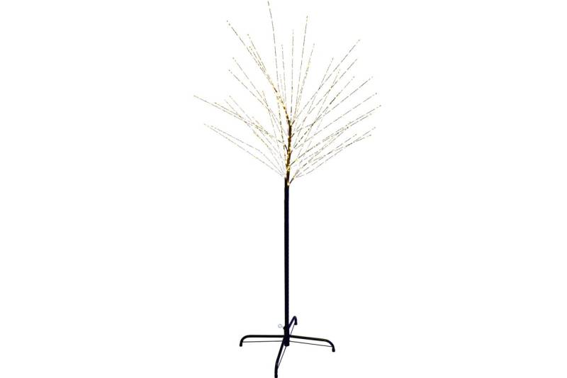 LED Lichterbaum schwarz mit 450 LEDs Timer Höhe 150 cm Innen und Außen