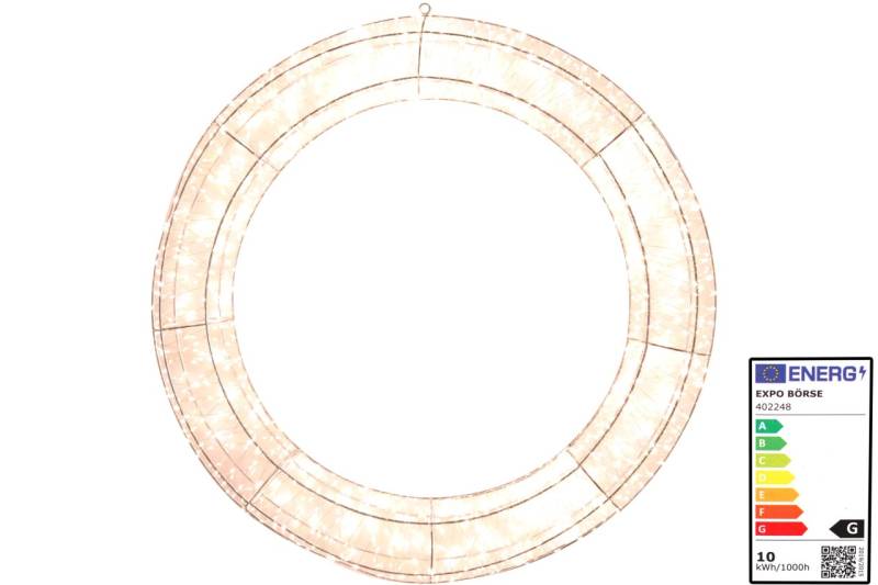 LED Lichtkranz XXL auf Metallring Ø 70 cm 1800 LED Deko Kranz Türkranz Timer LED Lichtkranz XXL auf Metallring Ø 70 cm 1800 LED Deko Kranz Türkranz Timer