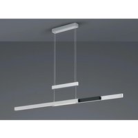 LED-Pendelleuchte 1x45W Alu 1 Stück Metall Hellgrau, Schwarz