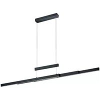 LED-Pendelleuchte 1x45W Matt 1 Stück Metall Schwarz