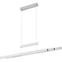 LED-Pendelleuchte 1x45W Nickel 1 Stück Metall Hellgrau