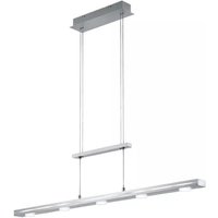 LED-Pendelleuchte 7 x 4W Silber 1 Stück Metall Hellgrau