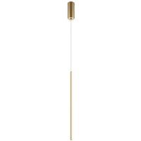 LED Pendelleuchte Aluminium D: 1,7 cm rund in Messing von Maytoni
