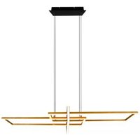 LED-Pendelleuchte Gold 1 Stück Metall Gelb