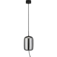 LED Pendelleuchte Grau Ø 18 cm 2700 K Glas Metall LED Pendelleuchte Grau Ø 18 cm 2700 K Glas Metall von Searchlight