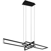 LED-Pendelleuchte Schwarz Matt 1 Stück Metall