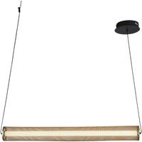 LED Pendelleuchte in Gold Schwarz Metall 26 W 92 cm von 121004