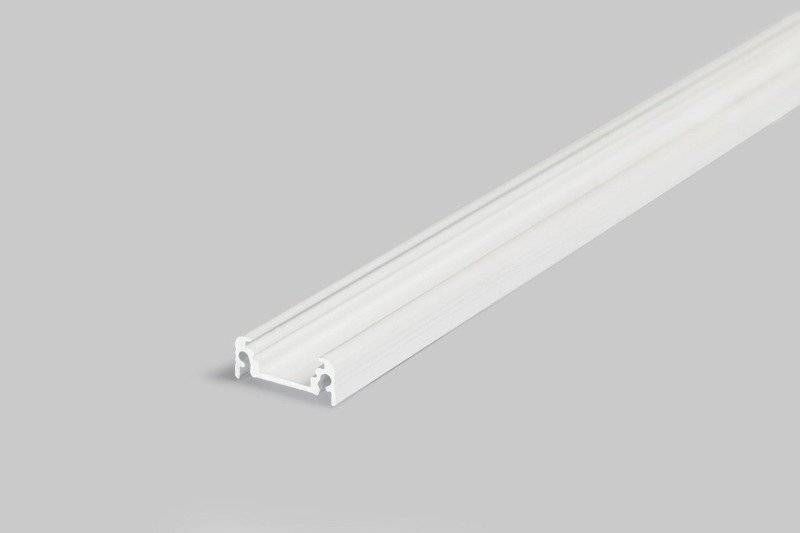 LED Profil TYP A weiss, LED U-Profil, Unterbauleiste / Aluleiste für max. 10mm breite LED Streifen