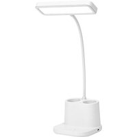 LED-Schreibtischlampe, dimmbar, mit Handyhalterung, 3 Modi und mehrere Helligkeitsstufen, Kinder-Schreibtischlampe, Touch-Nachttischlampe, weiß LED-Schreibtischlampe, dimmbar, mit Handyhalterung, 3 Modi und mehrere Helligkeitsstufen, Kinder-Schreibtischlampe, Touch-Nachttischlampe, weiß