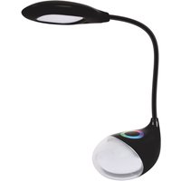 LED Schreibtischlampe RGB Fuß Touch Dimmer Flexarm 32 cm von Strühm