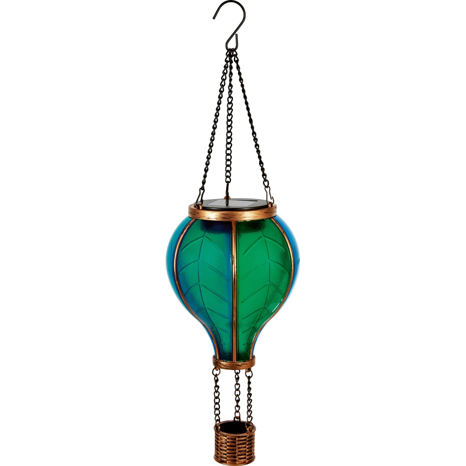 LED Solar-Dekoleuchte Palloni 2er-Set Heißluftballon Ø 11 x 36 cm
