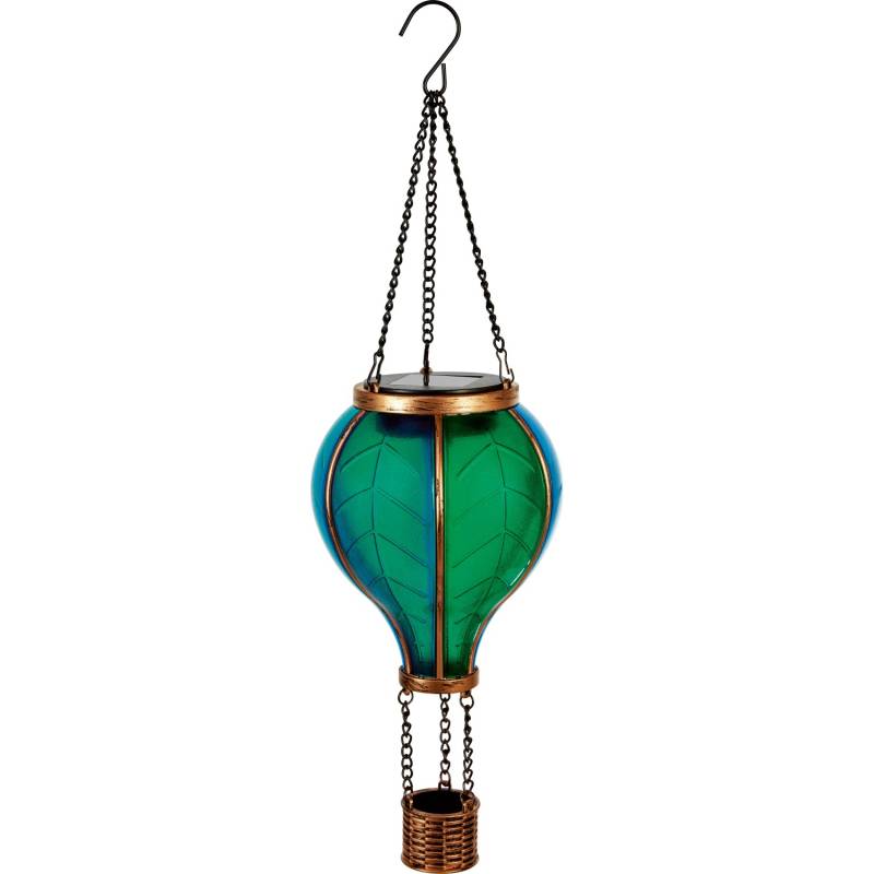LED Solar-Dekoleuchte Palloni 2er-Set Heißluftballon Ø 11 x 36 cm