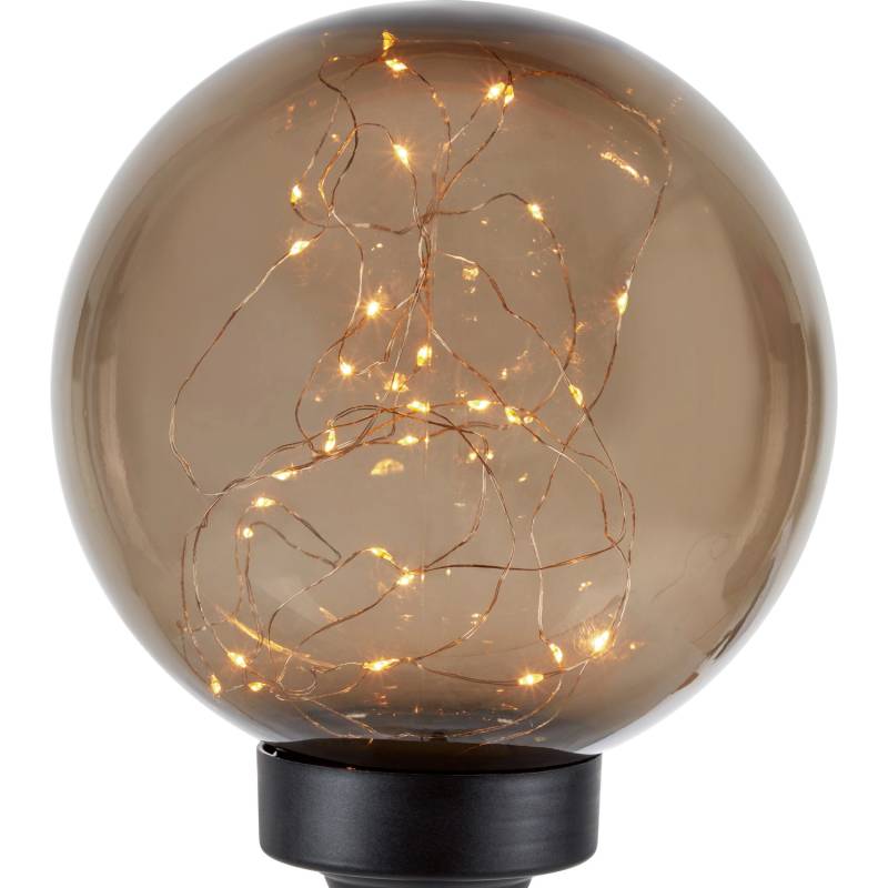 LED Solarkugel mit Erdspieß Ø 20 cm