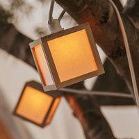 LED Solarlichterkette IP44 Bambus 1800 K 5 m lang TAIYO von Newgarden