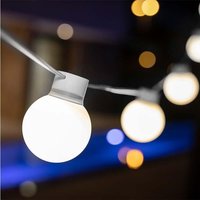 LED Girlande Garten IP44 Weiß 5m lang 3000K TAKAO von Newgarden
