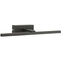 LED Spiegelleuchte Schwarz 3000 K 290 lm B: 45,5 cm Aluminium von Nowodvorski