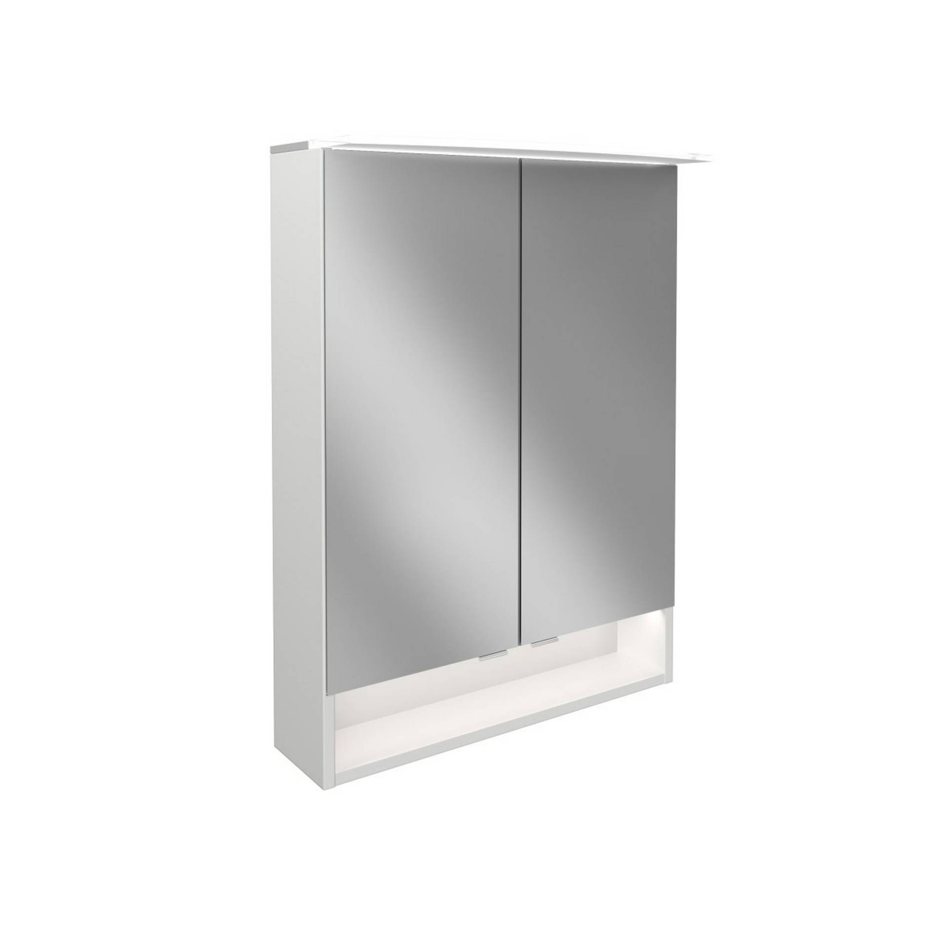 Fackelmann LED-Spiegelschrank 'B.Style' weiß 60 x 81,2 x 15,3 cm von Fackelmann