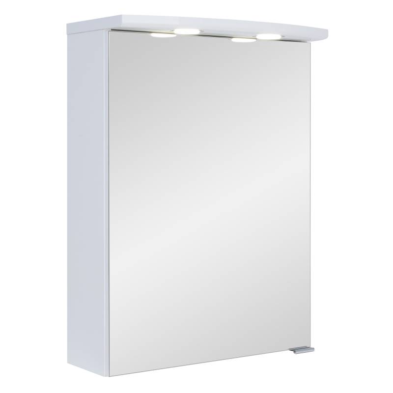 LED-Spiegelschrank 'Beni' weiß 50 x 65 x 23,4 cm