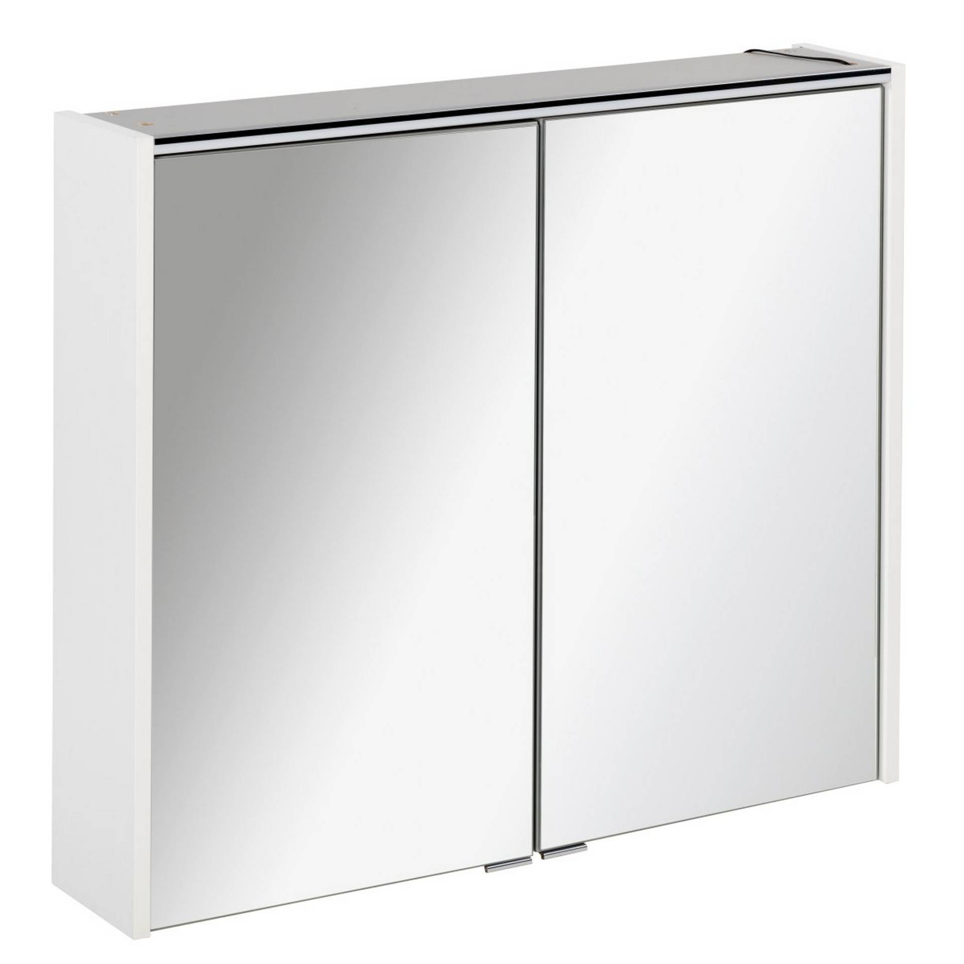 Fackelmann LED-Spiegelschrank 'Denver' weiß 80 x 68,5 x 16 cm von Fackelmann