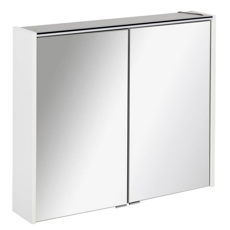 Fackelmann LED-Spiegelschrank 'Denver' weiß 80 x 68,5 x 16 cm von Fackelmann