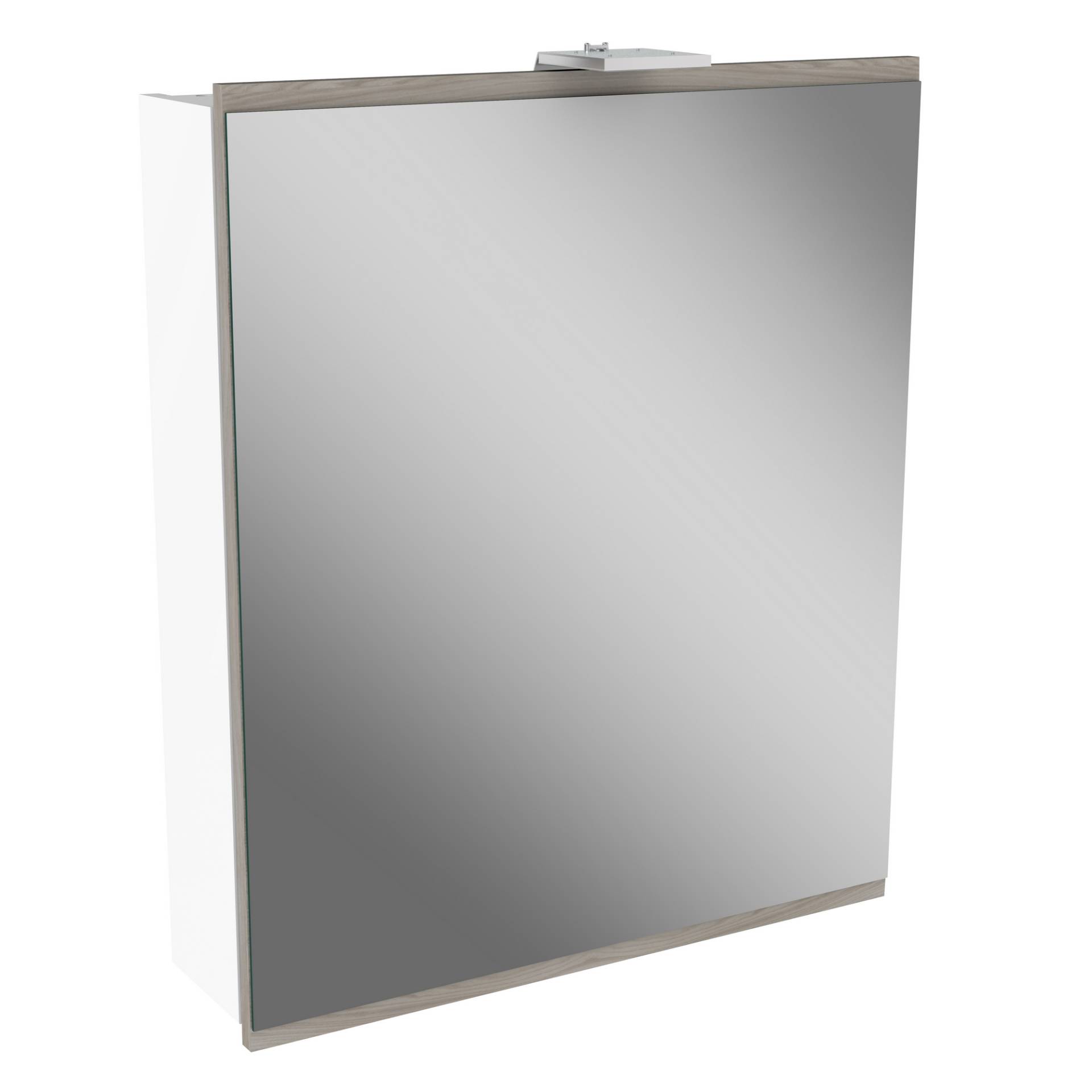 Fackelmann LED-Spiegelschrank 'Lima' weiß/steinesche 60 x 71,2 x 15,3 cm von Fackelmann