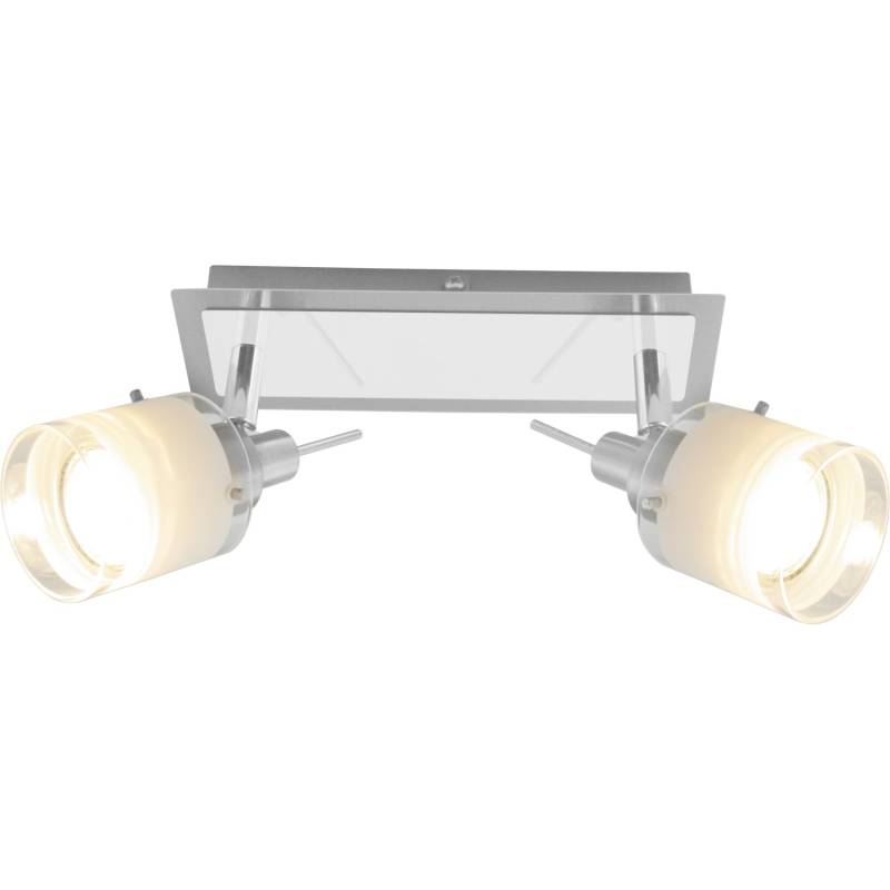 LED Spot Asola 2er Nickel matt inkl. GU10 Leuchtmittel