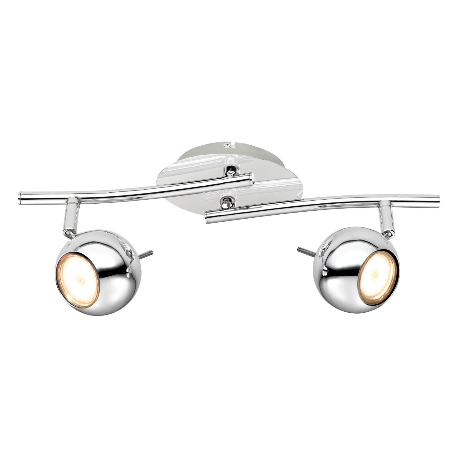 LED Spot Scordia 2er Chrom inkl. GU10 Leuchtmittel LED Spot Scordia 2er Chrom inkl. GU10 Leuchtmittel