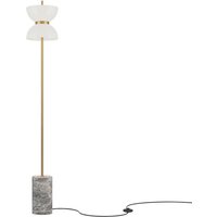 LED Stehlampe Metall Glas 145 cm rund 1300 lm Modern von Maytoni
