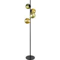 LED Stehlampe Modern 160 cm 3000 K in Schwarz Gold Grün von Eco-Light