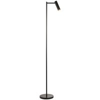 LED Stehlampe Schwarz 125 cm klein Metall schwenkbarer Schirm LED Stehlampe Schwarz 125 cm klein Metall schwenkbarer Schirm von Endon