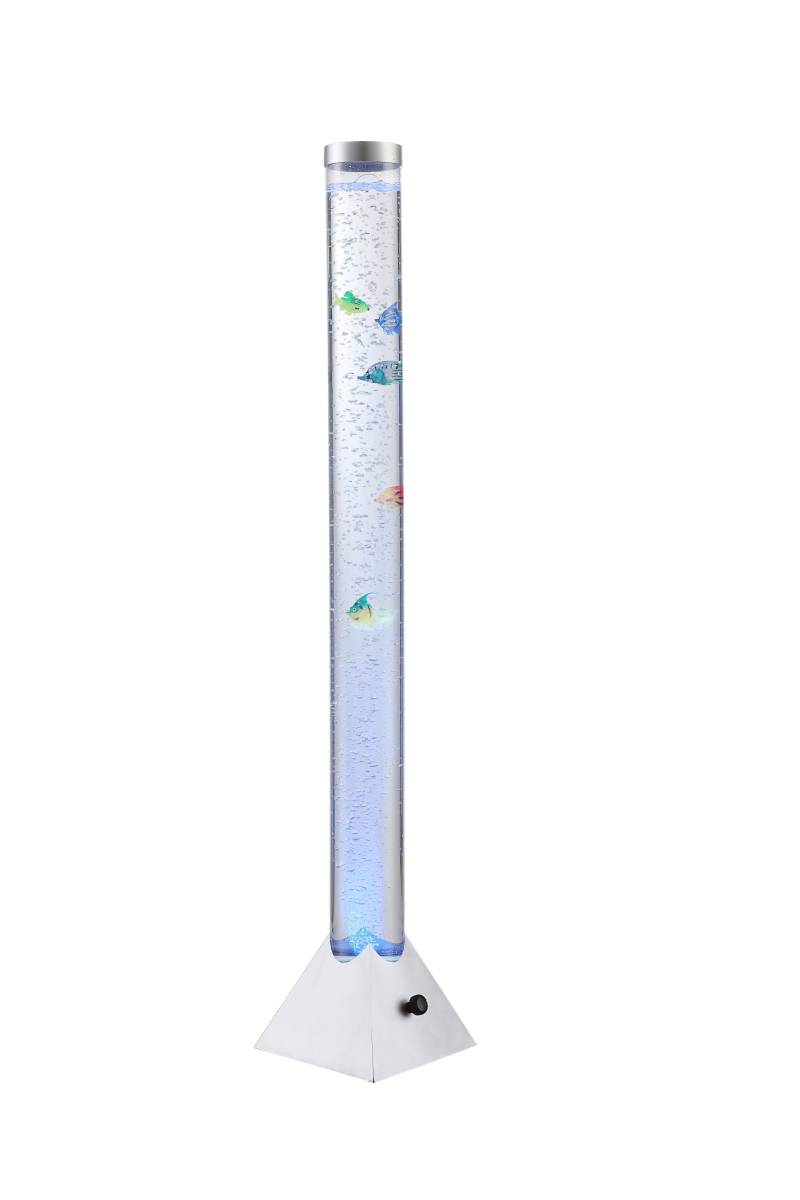 LED-Stehleuchte Mendoza in Silberfarben max. 0,06 Watt