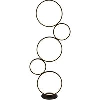 LED Stehleuchte mit Dimmer 116 cm Schwarz Weiß 3000 K von Searchlight