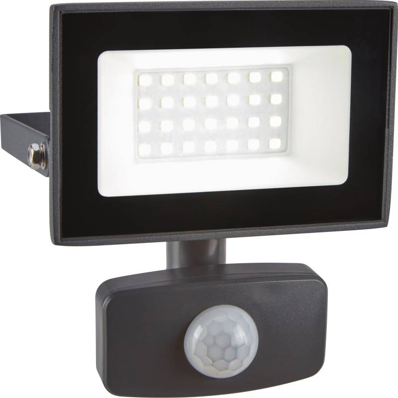 LED Strahler 20 W mit Sensor Grau