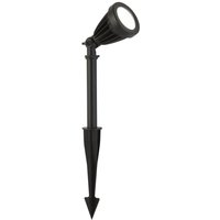 LED Strahler Garten außen IP54 Schwarz 3000 K 757 lm Erdspieß von Searchlight