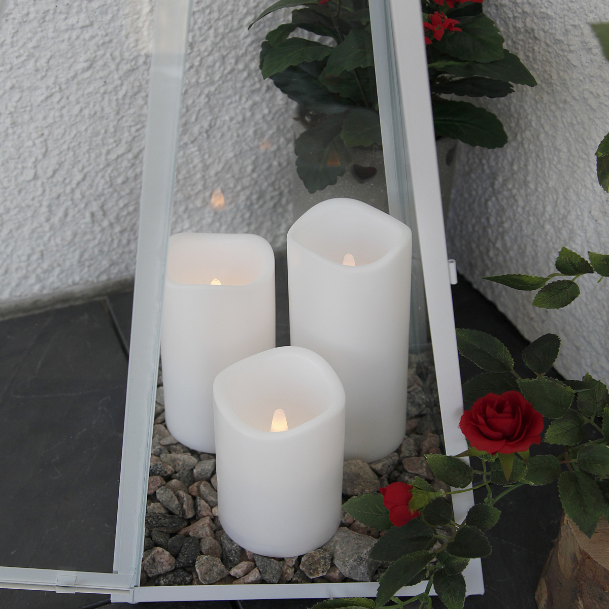 LED Stumpenkerze Paul - flackernde LED - H: 15cm - Batteriebetrieb - Timer - für Außen - weiß LED Stumpenkerze Paul - flackernde LED - H: 15cm - Batteriebetrieb - Timer - für Außen - weiß von StarTrading