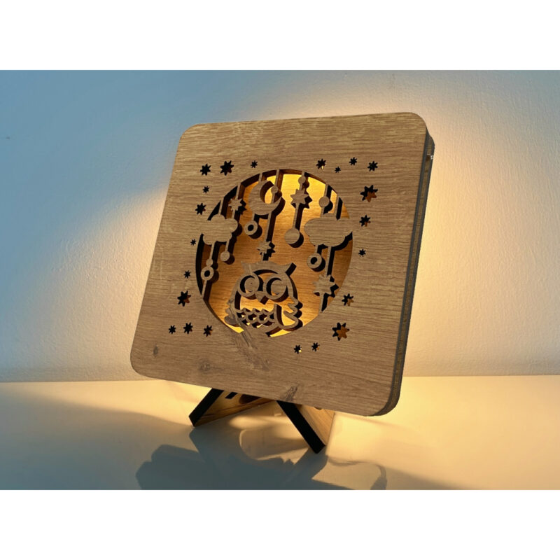 LED-Tischlampe "Kleine Eule" 19cm x 19cm
