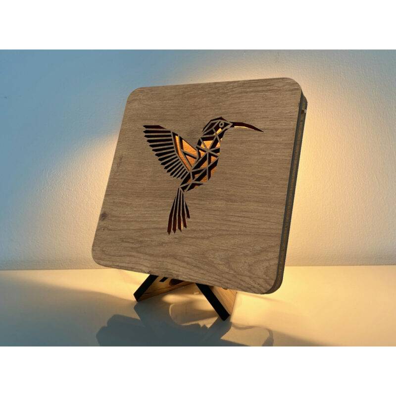 LED-Tischlampe "Kolibri" 19cm x 19cm