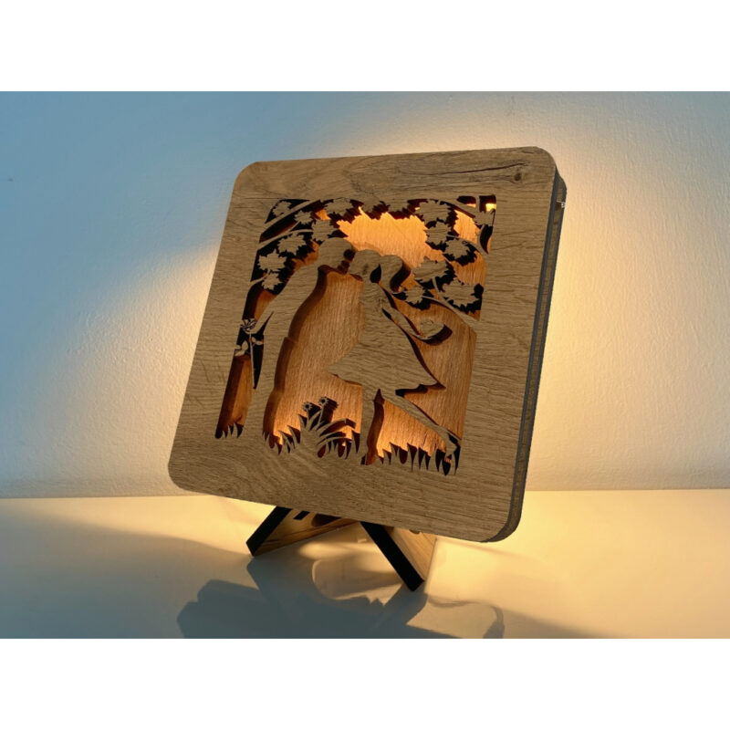 LED-Tischlampe "Rendezvous" 19cm x 19cm