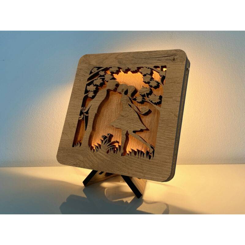 LED-Tischlampe "Rendezvous" 19cm x 19cm