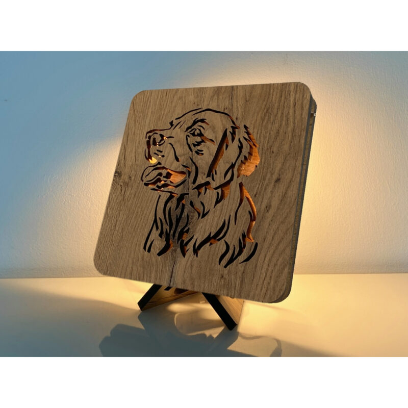 LED-Tischlampe "Retriever" 19cm x 19cm