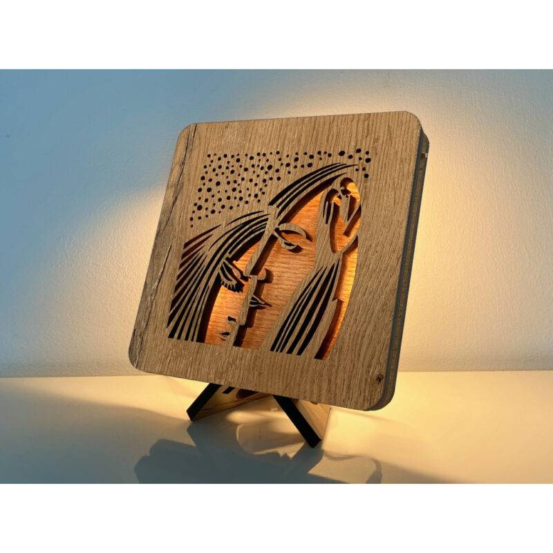 LED-Tischlampe "Romanze" 19cm x 19cm