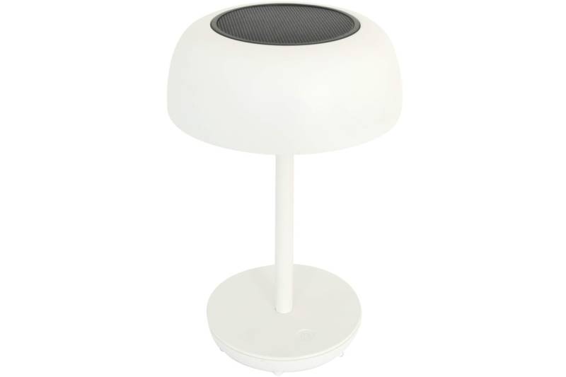 LED Tischlampe Solar weiß 18 x 29 cm 20 LED warmweiß für Innen und Aussen