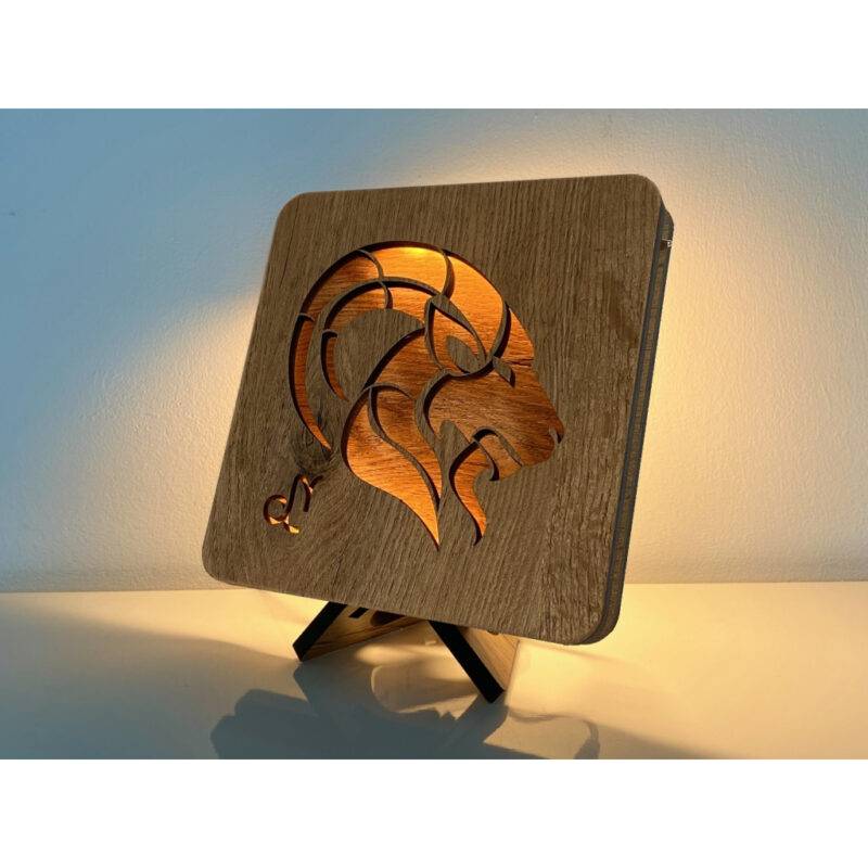 LED-Tischlampe "Sternzeichen Steinbock" 19cm x 19cm