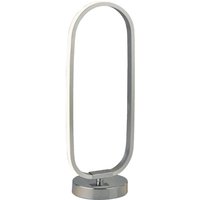 LED Tischlampe in Chrom 33 cm 3000 K warmweißes Licht von 121004