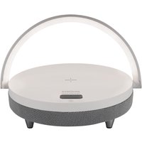 LED Tischlampe mit Lautsprecher Touch Dimmer D: 18 cm Akku von Strühm