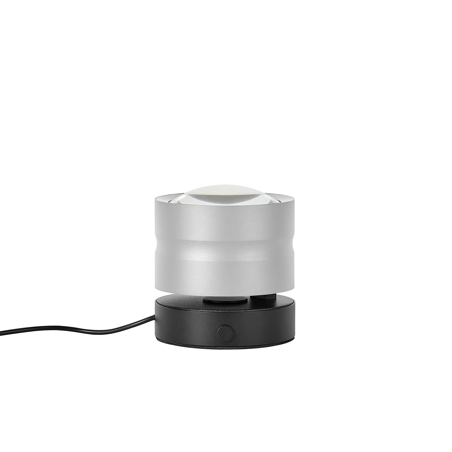 LED-Tischleuchte  Durchmesser ca. 11cm, Höhe ca. 11,5cm in Alu eloxiert
